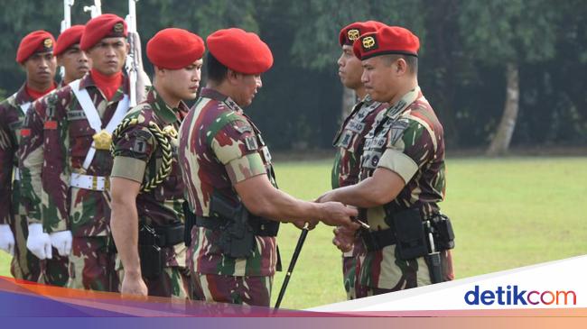 Danjen Kopassus Pimpin Sertijab Dangrup 1 Junjung Tinggi Kehormatan