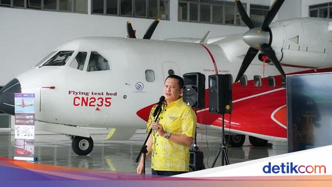 Bamsoet Explores Buying CN-235 Aircraft for Black Stone Airline Cargo