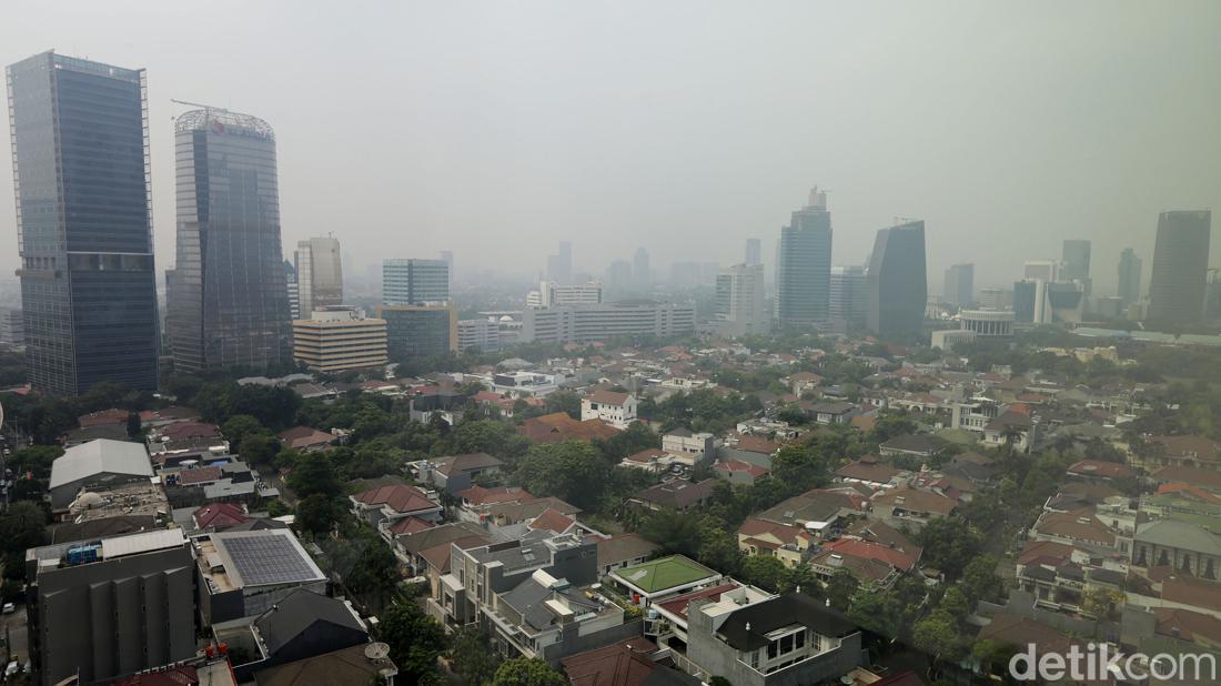 Foto Jakarta Terkini Dengan Kualitas Udaranya Yang Dinilai Tak Sehat