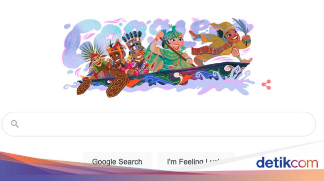 Google Doodle Bocah Aura Farming Rayakan HUT RI ke-80