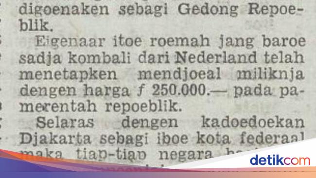 Crowded Faradj Martak, this is the Proclamation House documentation obtained by the governing administration of the Republic of Indonesia