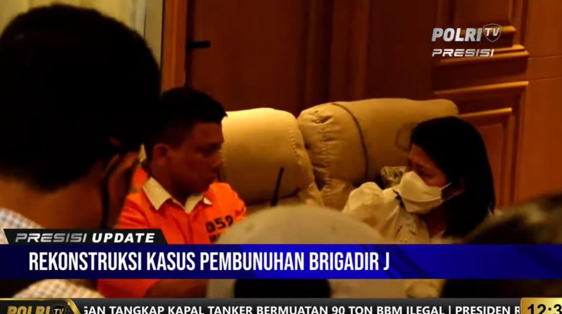 Terungkap! Percakapan Sambo-Istri Saat Rekonstruksi Pembunuhan Yosua