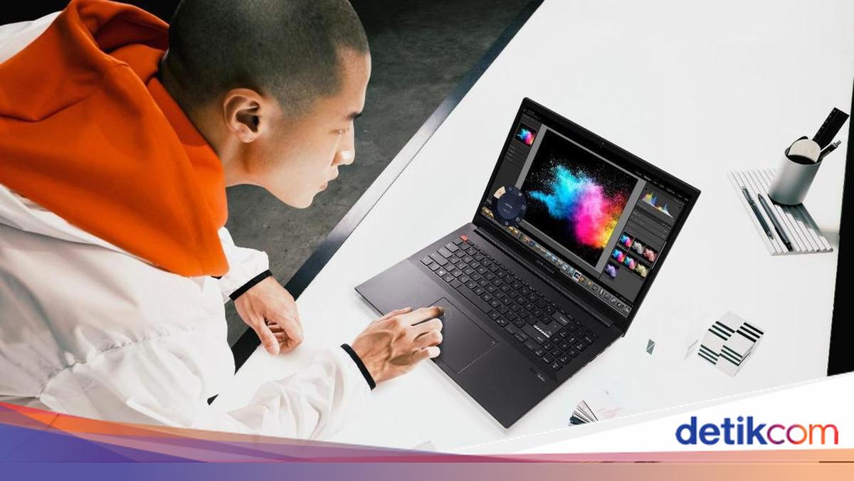 Laptop ASUS dengan layar OLED cocok untuk editing video profesional