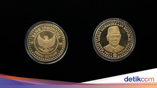 This is RI’s most expensive coin, the IDR 850,000 denomination is made of gold metal