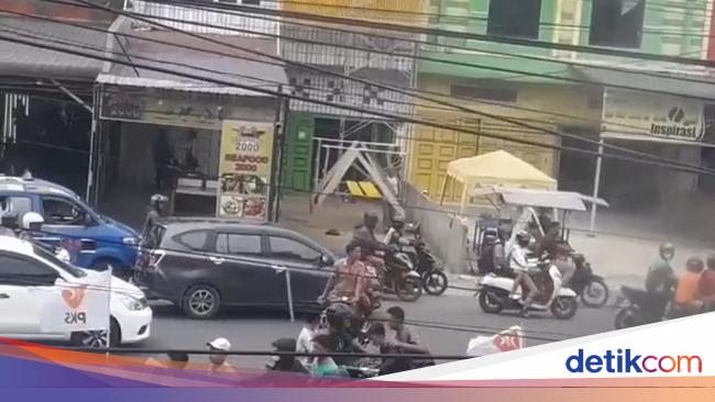 Viral teens carry Sajam and party flags, PKS Medan makes sure he’s not related