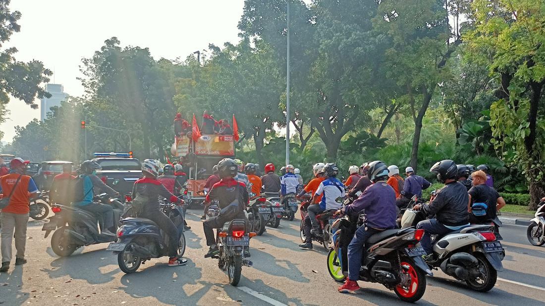 Demo Buruh Bubar, Jalan Di Depan Balkot DKI Jakarta Kembali Dibuka