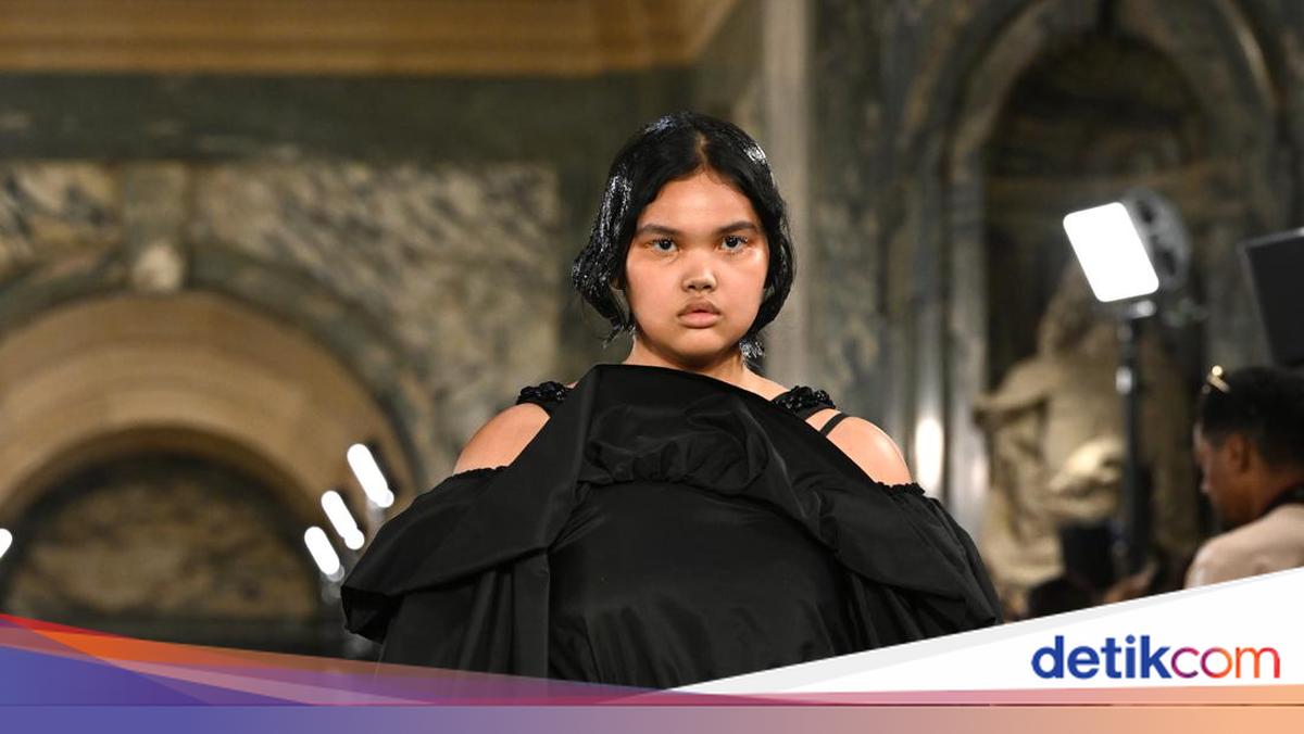 7 Foto Shahnaz Indira, Model Curvy Indonesia Debut di London Fashion Week
