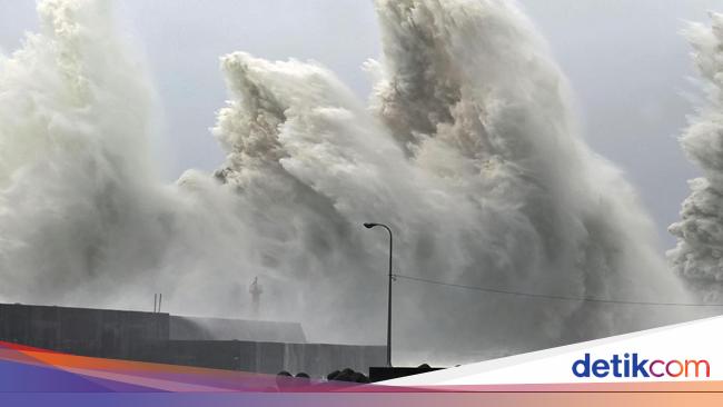 The horror portrait of Typhoon Nanmadol hits Japan