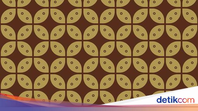 4 Contoh Gambar Batik Mudah dan Sederhana, Bisa buat Tugas Sekolah