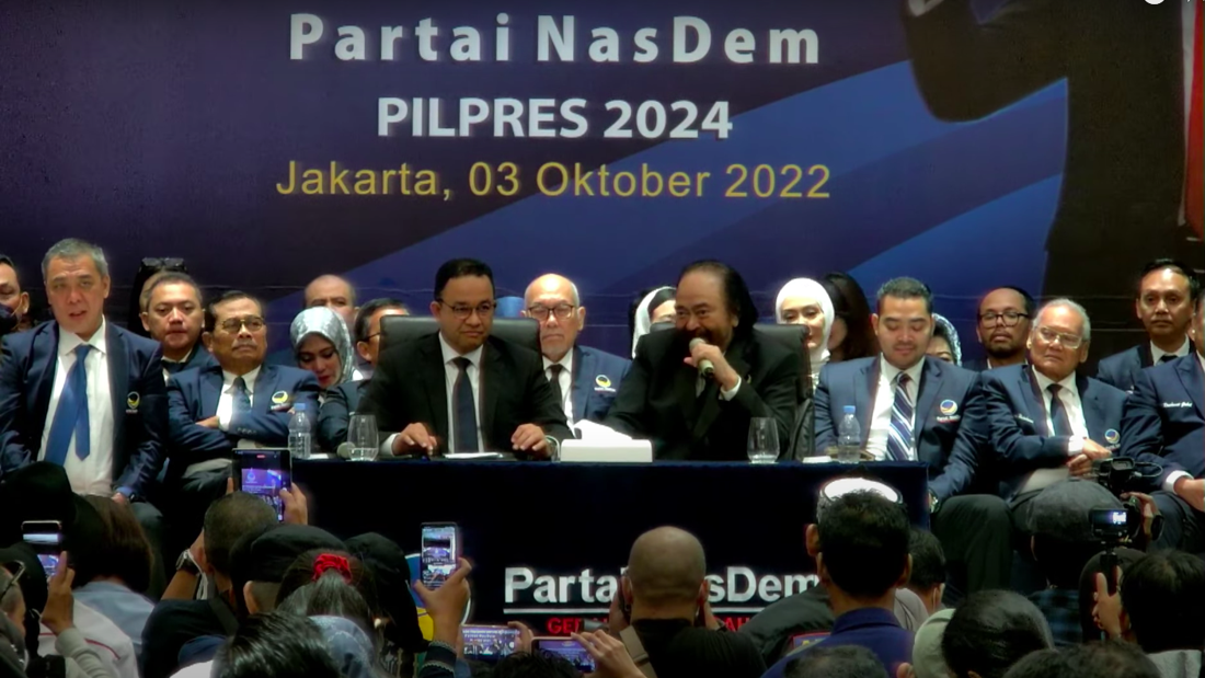 NasDem Resmi Umumkan Usung Anies Baswedan Capres 2024 Di 'Hari Baik'