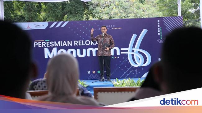 Tugu 66 officially moved to Menteng Park, that’s why Anies