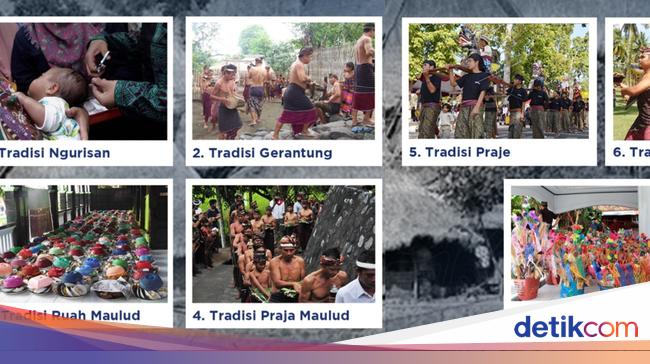 7 Tradisi Maulid Nabi di NTB, Ada Bunga Kertas dengan Gantungan Roti & Uang