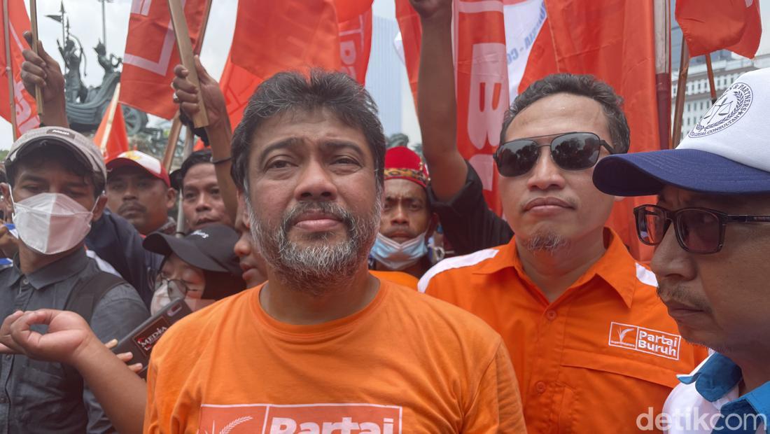 Partai Buruh Gelar Demo Tolak Isi Perppu Cipta Kerja Di Istana Besok