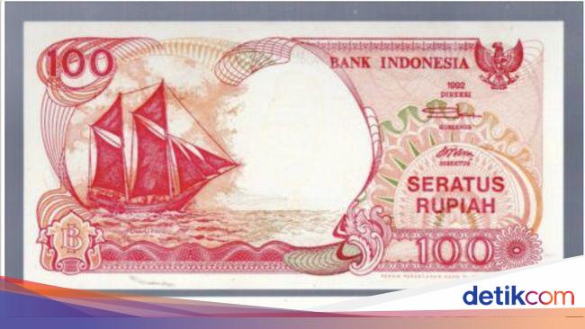 The history of the 1992 Phinisi Rp 100 banknote which is now rushed