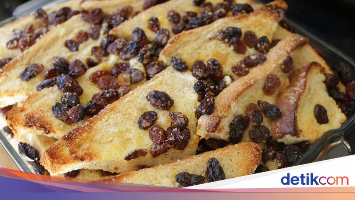 Resep Puding Roti Kismis yang Manis Lembut untuk Camilan