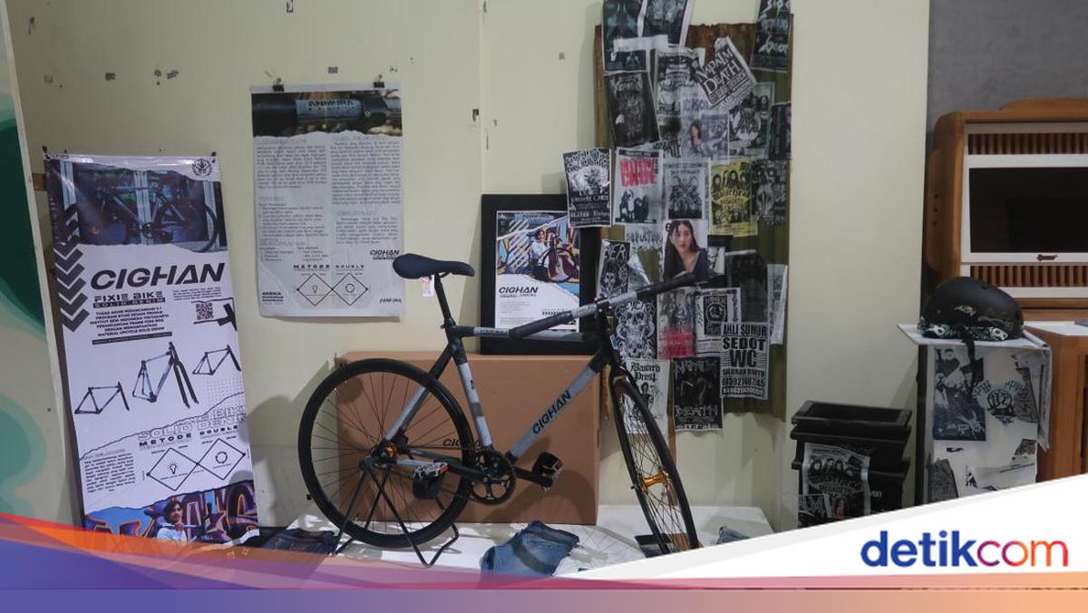 Unik! Mahasiswa ISI Jogja Bikin Frame Sepeda dari Denim Bekas