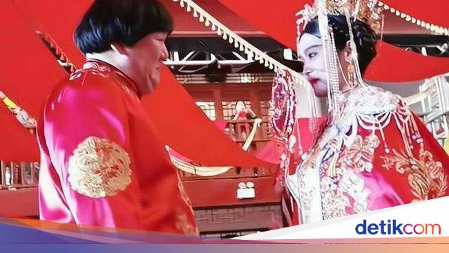 The appearance is considered unequal, this photo of the newlyweds has gone viral