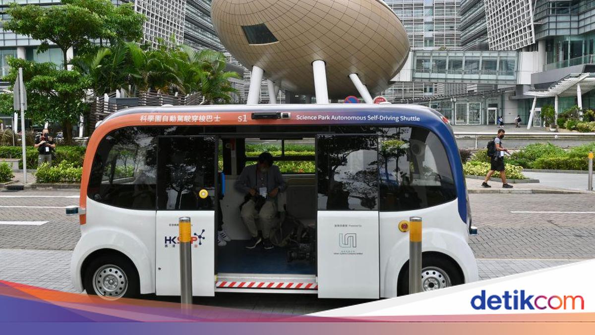 Bus Listrik Ajaib Ini Mondar-mandir di Taman Sains Hong Kong