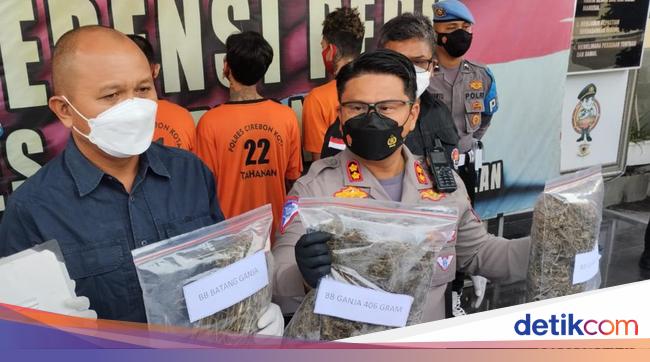 Polisi Sita Ganja 1 Kg Dari Dua Pengedar Di Cirebon