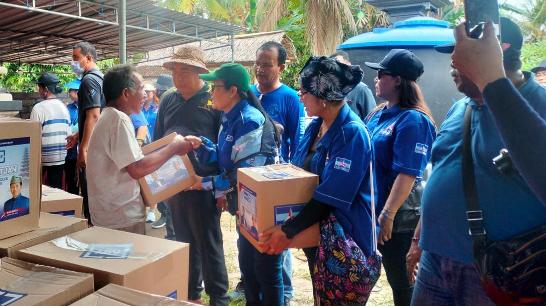 AHY Instruksikan Demokrat Bali Bantu Korban Banjir Di Jembrana