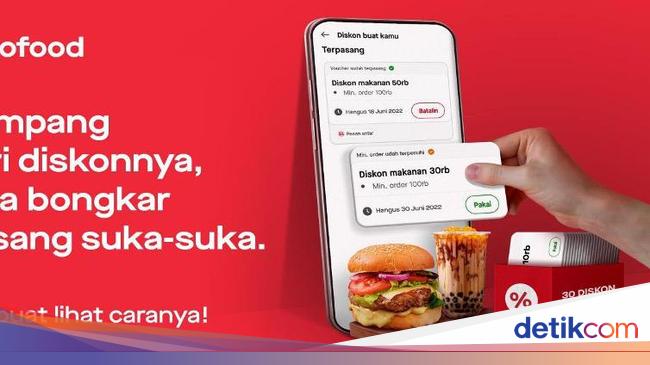 By ordering a meal on GoFood you can choose a promo however you like, you know!  that’s how