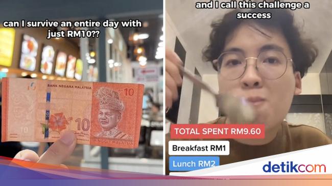 Hanya Punya Rp 30 Ribu, Pria Ini Berhasil Tetap Makan 3 Kali Sehari