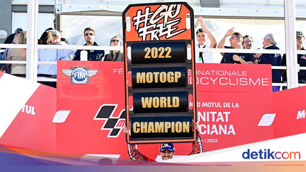 Juara Dunia MotoGP 2022, Bagnaia Pecahkan 5 Rekor Sekaligus