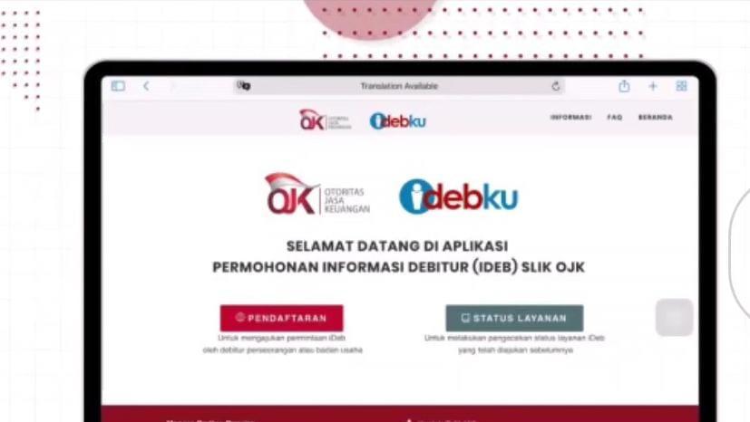 Cara Cek BI Checking (SLIK OJK) Sendiri Secara Online, Mudah!