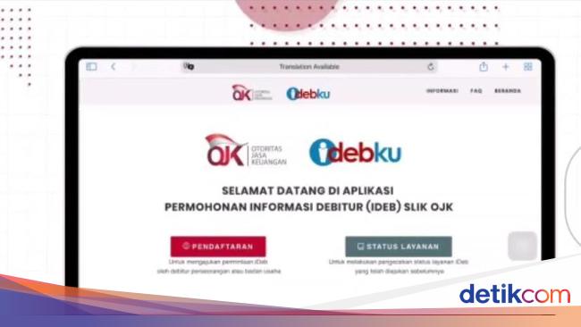 OJK Buka Suara Soal Keluhan Kuota Antrean Idebku OJK Habis