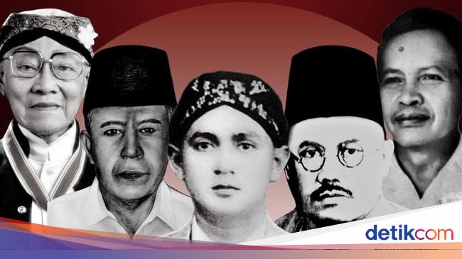 Potret 5 Tokoh Pahlawan Nasional Baru Indonesia