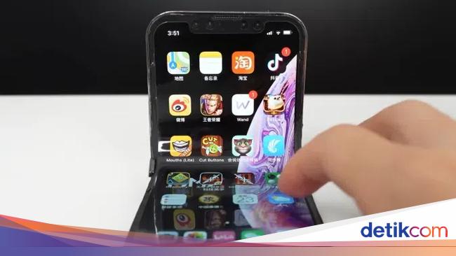 Exceeds Apple, Chinese YouTuber makes the world’s first foldable iPhone