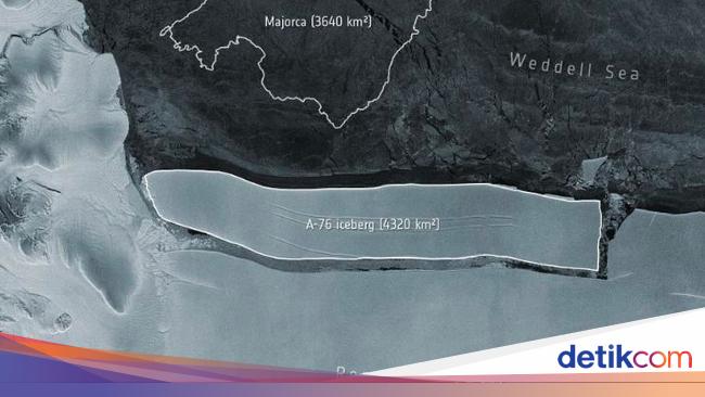 The largest iceberg in the world breaks from Antarctica, sea water could rise