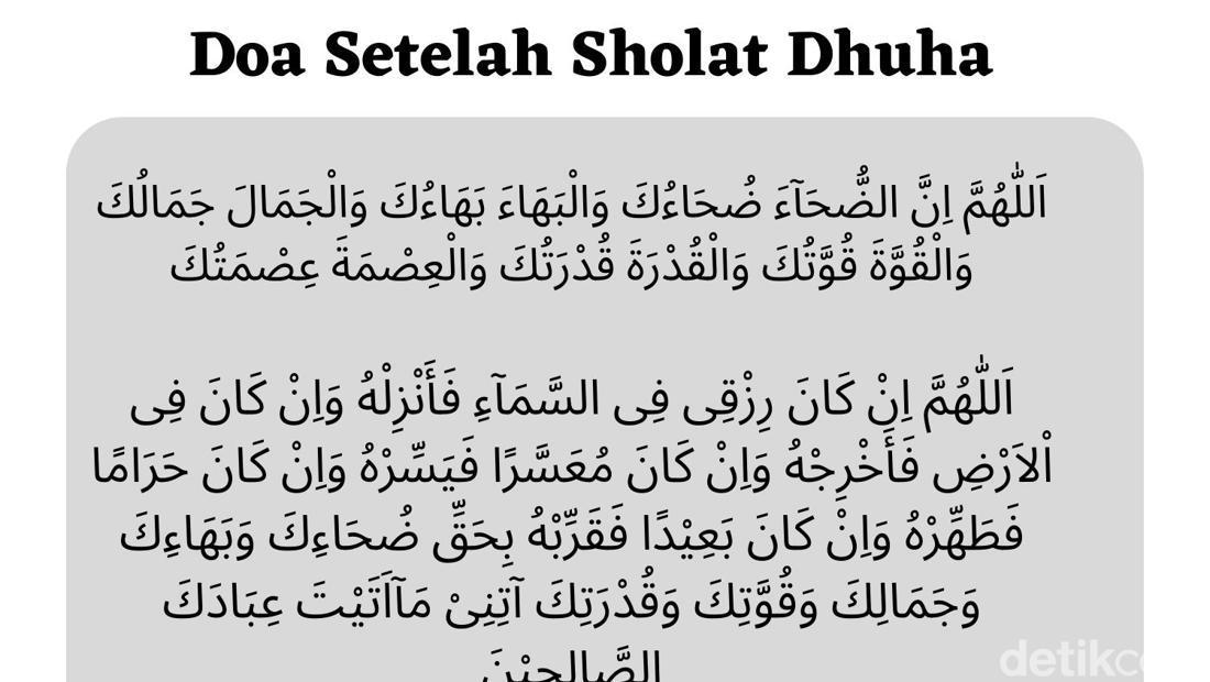 Doa Sesudah Shalat Dhuha: Memohon Rahmat dan Berkah Allah SWT