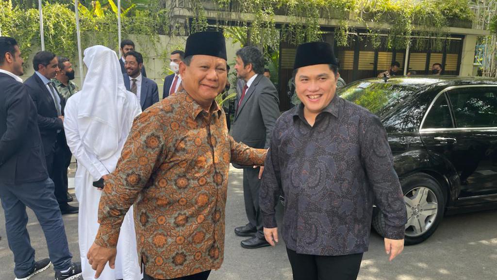 Erick Thohir Berpeluang Jadi Cawapres Prabowo Versi Survei SRS Di Jatim