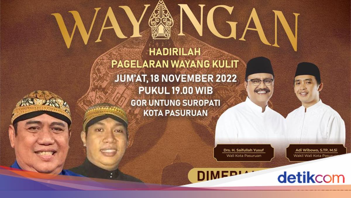 Rindu Hiburan Kesenian, Yuk Nikmati Wayangan Semalam di Kota Pasuruan