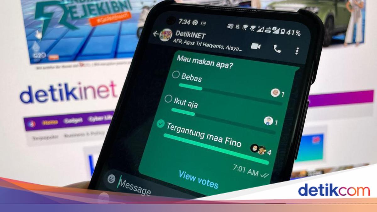 Simak Nih! Tahapan Bikin Polling di WhatsApp