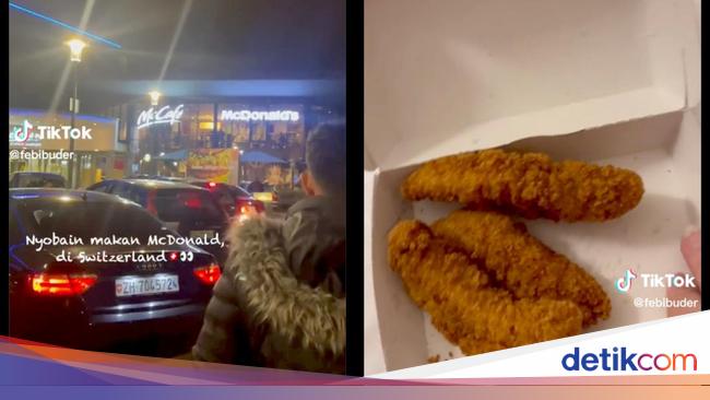 Indonesian netizens buy McDonald’s menu in Switzerland, surprised at this price!