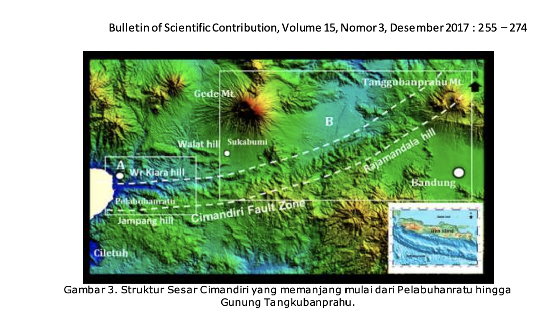 Mengenal Sesar Cimandiri, Pemicu Gempa Cianjur M 5,6 Hari Ini