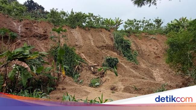 Sudut Ngarai Kaluang Longsor, Tebing 120 Meter Dekat Permukiman Warga