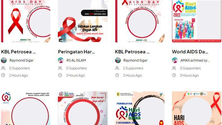 50 Link Twibbon Hari AIDS Sedunia 2022 Untuk Dipasang Di Media Sosial