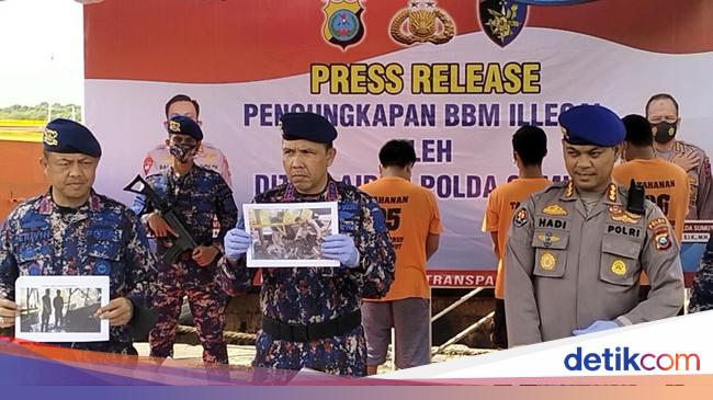 Tersangka Penyelundupan BBM Ilegal di Kalimantan