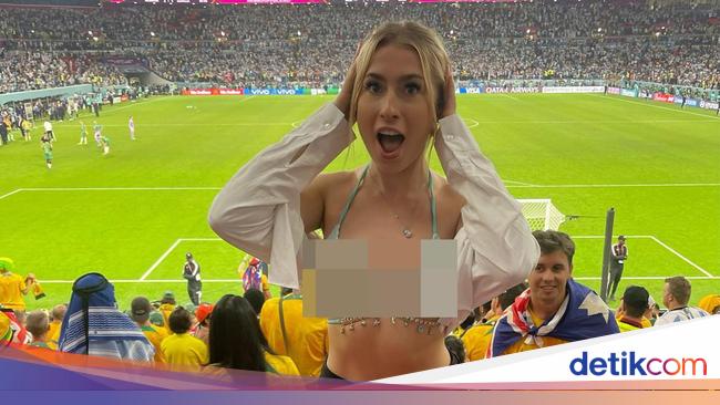 Most Pop Sepekan Bintang Porno Nonton Piala Dunia Dikritik Bajunya 