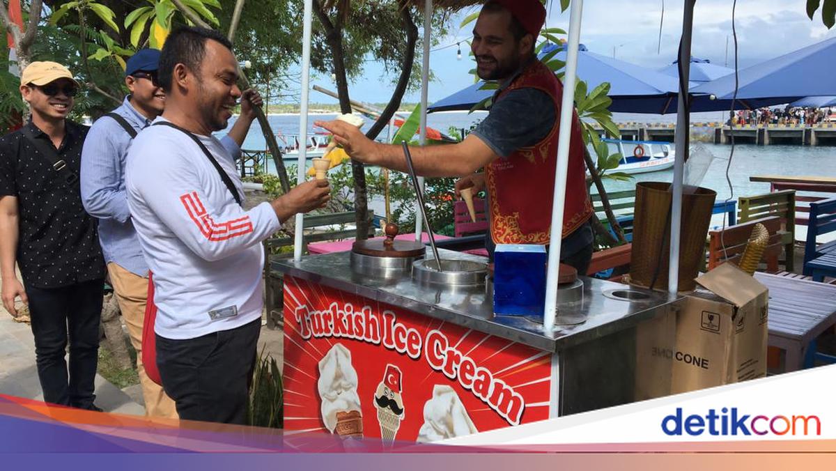 Kisah Bule Turki Jualan Dondurma di Gili Trawangan