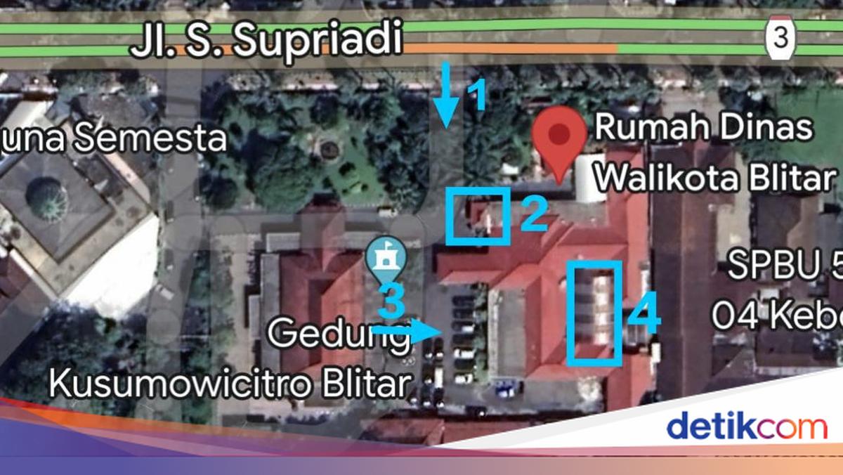 Detik-detik Perampok Lumpuhkan Pos Penjagaan Rumdin-Sekap Wali Kota Blitar