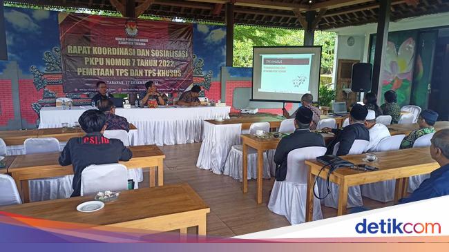 KPU Tabanan Mulai Petakan Sebaran TPS Pemilu 2024