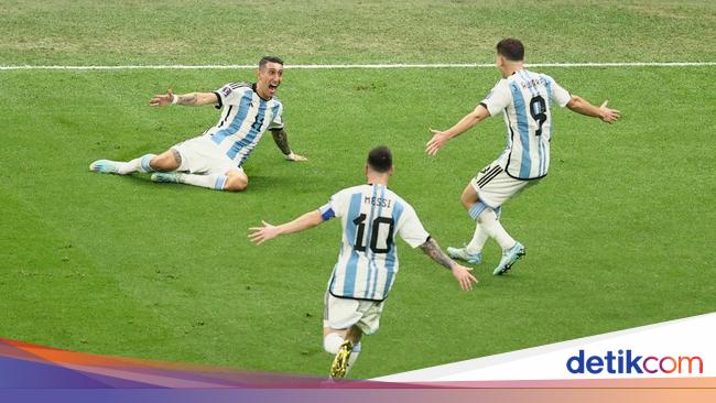 Statistik Babak Pertama Argentina Vs Prancis 2-0: Messi Cs Mendominasi Laga