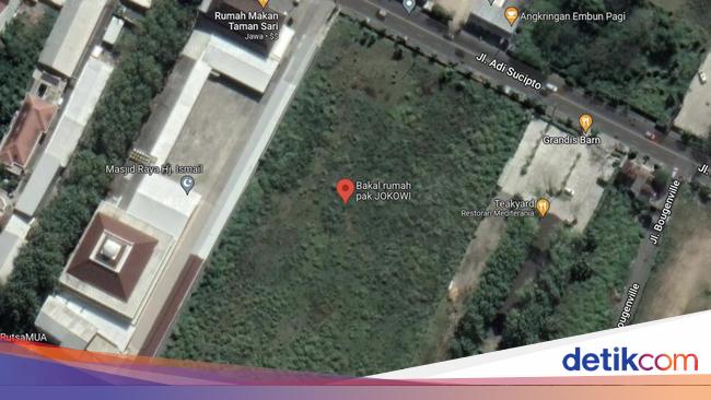 Bakal Rumah Pak Jokowi Muncul di Google Maps, Ini Penampakannya