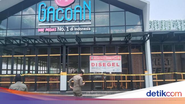 Tangsel Gacoan Serpong Noodles sealed by Satpol PP!