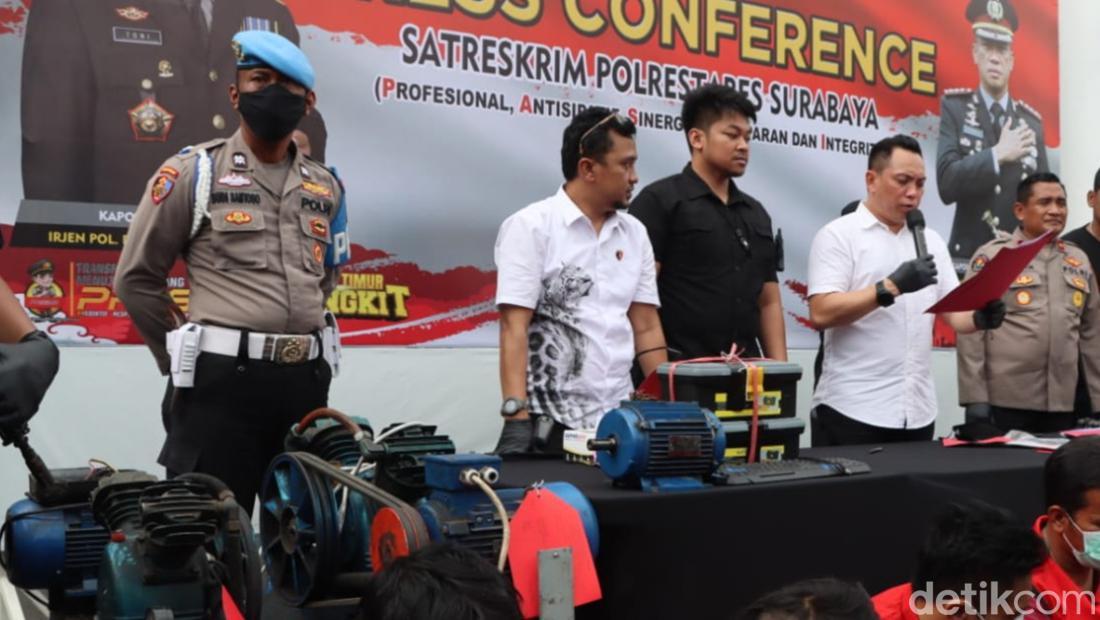 Bandit Motor Berpistol Yang Resahkan Warga Surabaya Diringkus