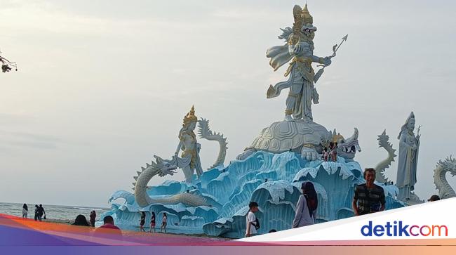 3 Patung Ikonik Pantai Jerman Sedot Warlok-Wisdom, Banyak yang Penasaran